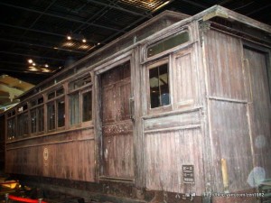 7100式蒸汽機關車,1880製造。北海道最早的火車,也被稱為弁慶號。